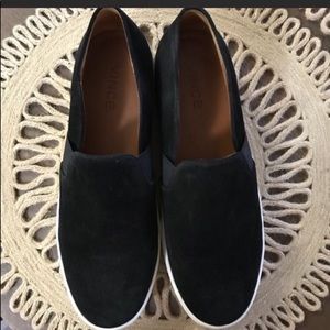 New suede Vince Blair slip on sneakers size 9.5